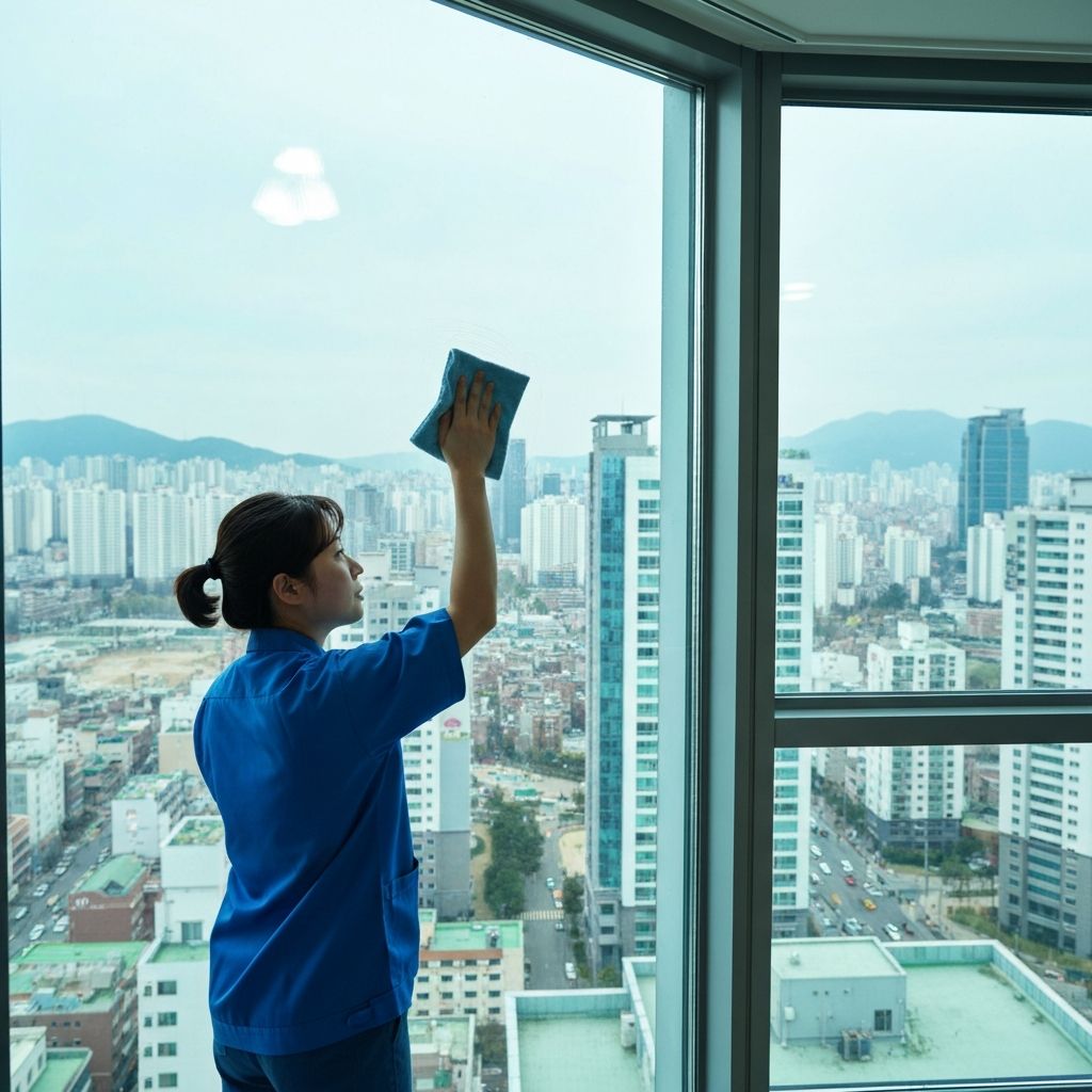 창문·유리 청소 서비스 - 진영청소